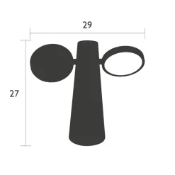 Straluma Verstelbare buitenlamp tafel groen oplaadbaar> Tafellampen|Buitenlampen