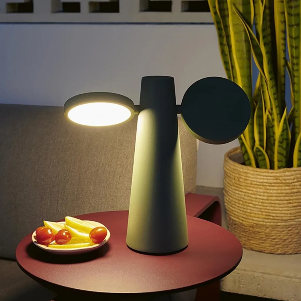 Straluma Verstelbare buitenlamp tafel groen oplaadbaar> Tafellampen|Buitenlampen