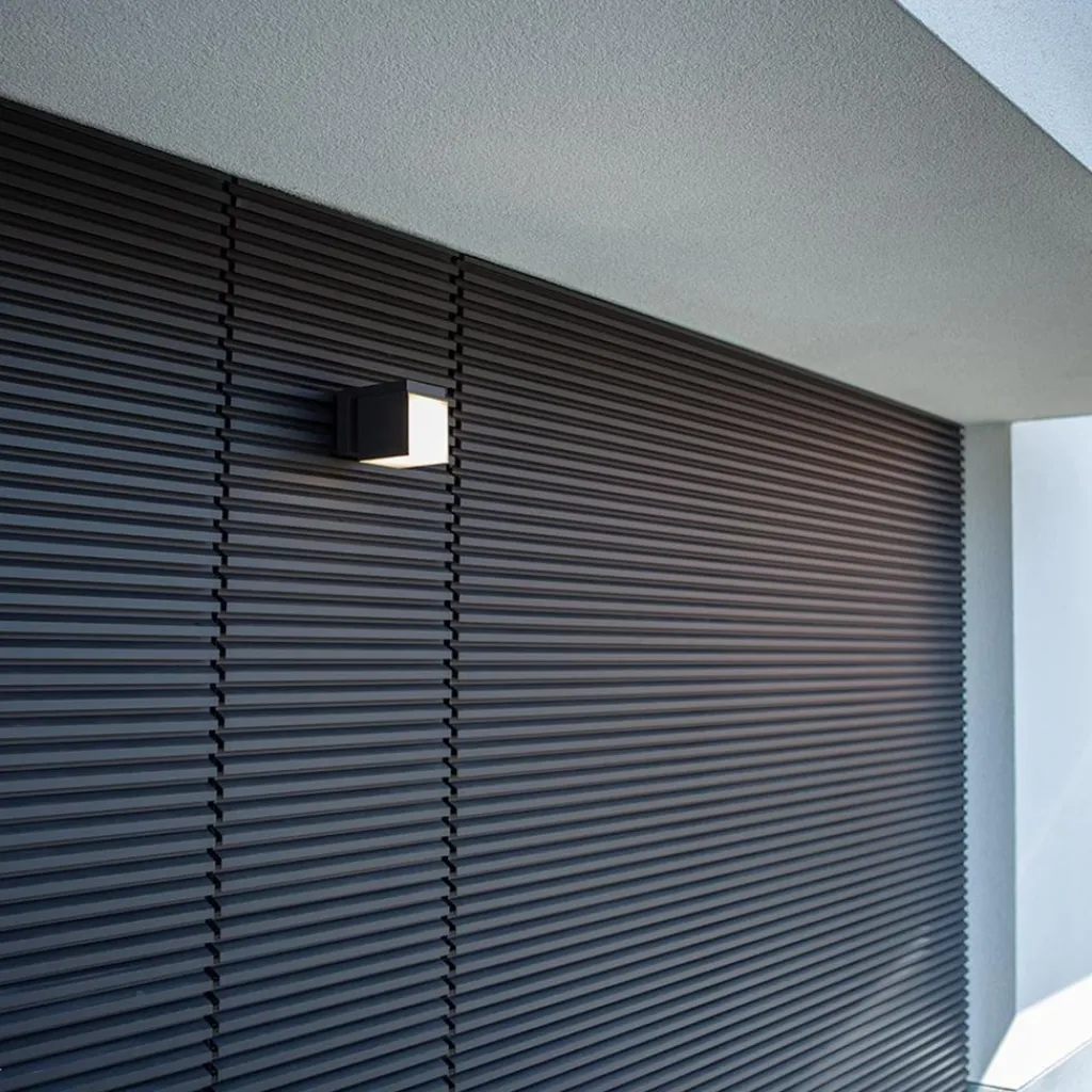 Straluma Verstelbare LED buitenlamp kubus donker grijs IP54> Wandlampen|Buitenlampen