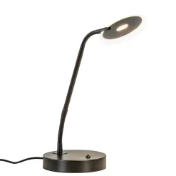 Straluma Verstelbare LED tafel/bureaulamp mat zwart dimbaar> Tafellampen|Bureaulampen