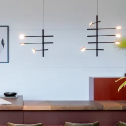 Straluma Verstelbare 5-lichts design hanglamp azuriet blauw><noscript><img width=