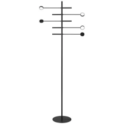 Straluma Verstelbare 5-lichts LED vloerlamp zwart dimbaar> Vloerlampen|LED Vloerlampen