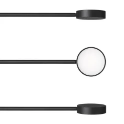 Straluma Verstelbare 5-lichts LED vloerlamp zwart dimbaar></noscript> Vloerlampen|LED Vloerlampen