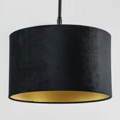 Straluma Verstelbare 2-lichts plafondlamp met velvet zwarte kappen></noscript> Schemerlampen|Keukenverlichting