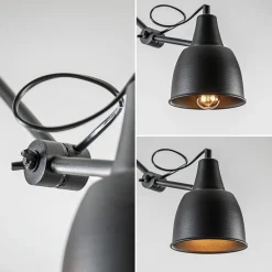 Straluma Verstelbare 3-lichts plafondlamp met zwarte kappen></noscript> Plafondlampen|Industriële Verlichting
