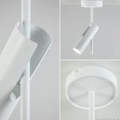 Straluma Verstelbare opbouwspot modern wit><noscript><img width=