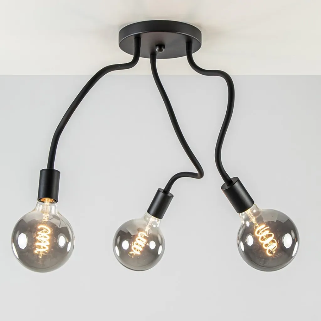 Straluma Verstelbare plafondlamp 3-lichts met flexibele armen> Halverlichting|Plafondlampen