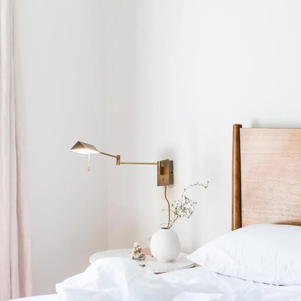 Straluma Verstelbare wandlamp brons inclusief LED dim to warm> Wandlampen|Woonkamerlampen