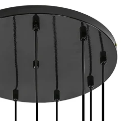 Straluma Videlamp Globe 9L rond zwart/goud/wit><noscript><img width=