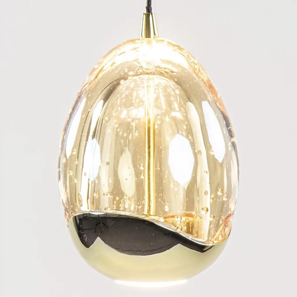 Straluma Videlamp Golden Egg 14L zwart/goud> Hanglampen|Videverlichting