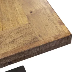 Straluma Vierkante bartafel mangohout 80x80 cm met zwarte poot></noscript> Bartafels