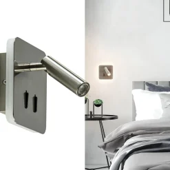 Straluma Vierkante LED wandlamp met verstelbare spot><noscript><img width=