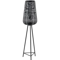 Straluma Vloerlamp Adeta driepoot draad zwart> Draadlampen|Driepoot lampen