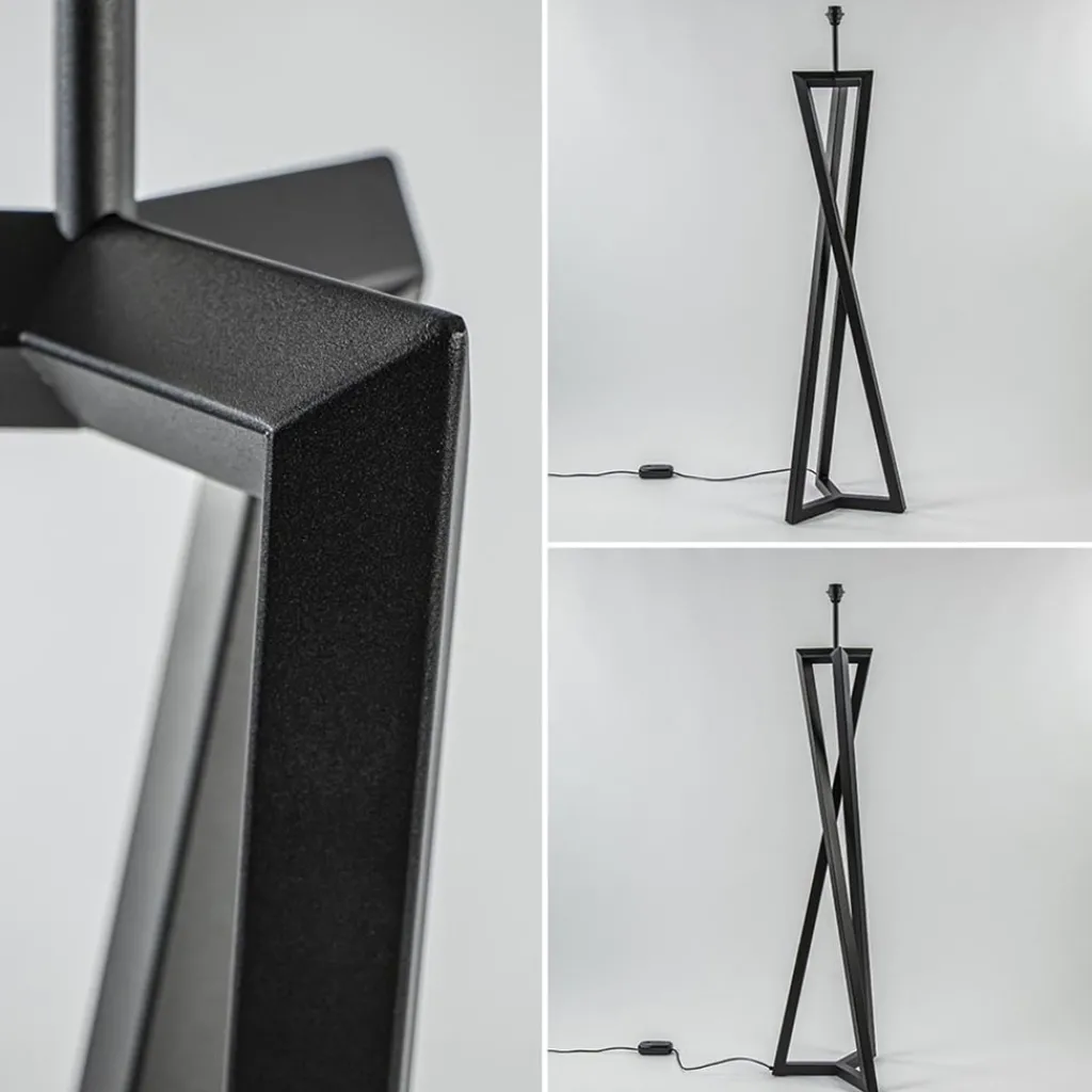 Straluma Vloerlamp Atrani zwart excl. kap> Vloerlampen|Design Verlichting