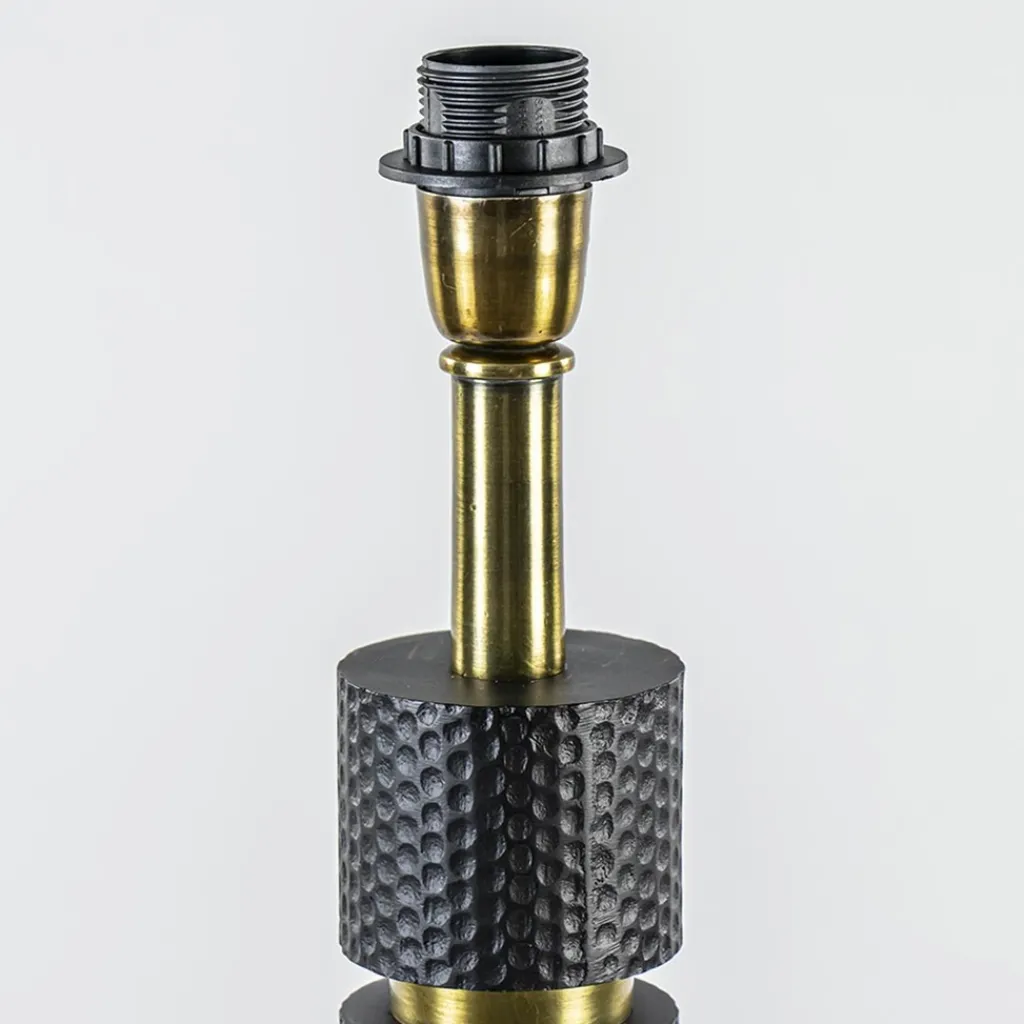 Straluma Vloerlamp Azoyu zwart/brons exclusief kap> Vloerlampen|Lampenvoeten