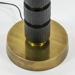 Straluma Vloerlamp Azoyu zwart/brons exclusief kap><noscript><img width=