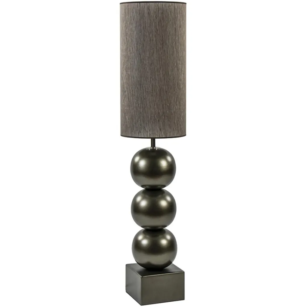 Straluma Vloerlamp bruin met cilinder kap bruin> Vloerlampen|Schemerlampen