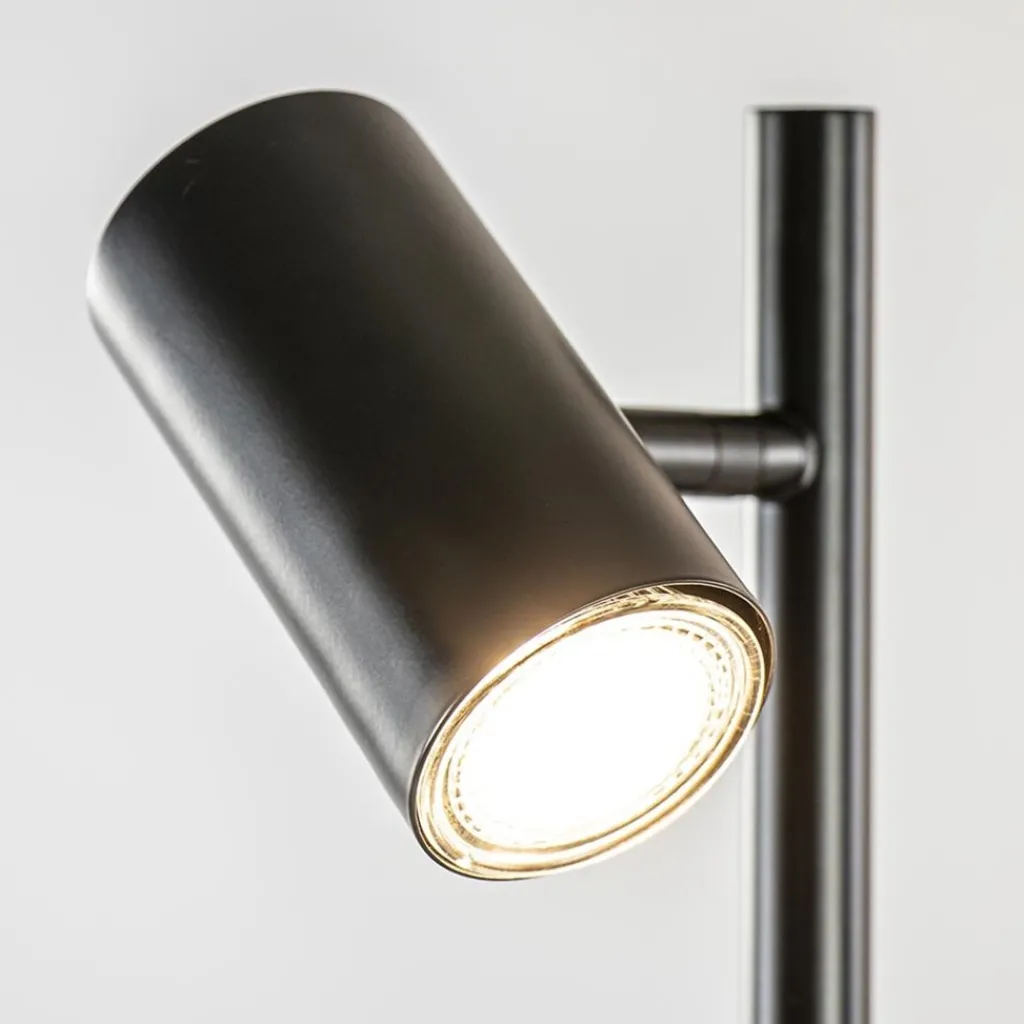 Straluma Vloerlamp Burgos 3L spot zwart 3-st dim> Vloerlampen|Leeslampen