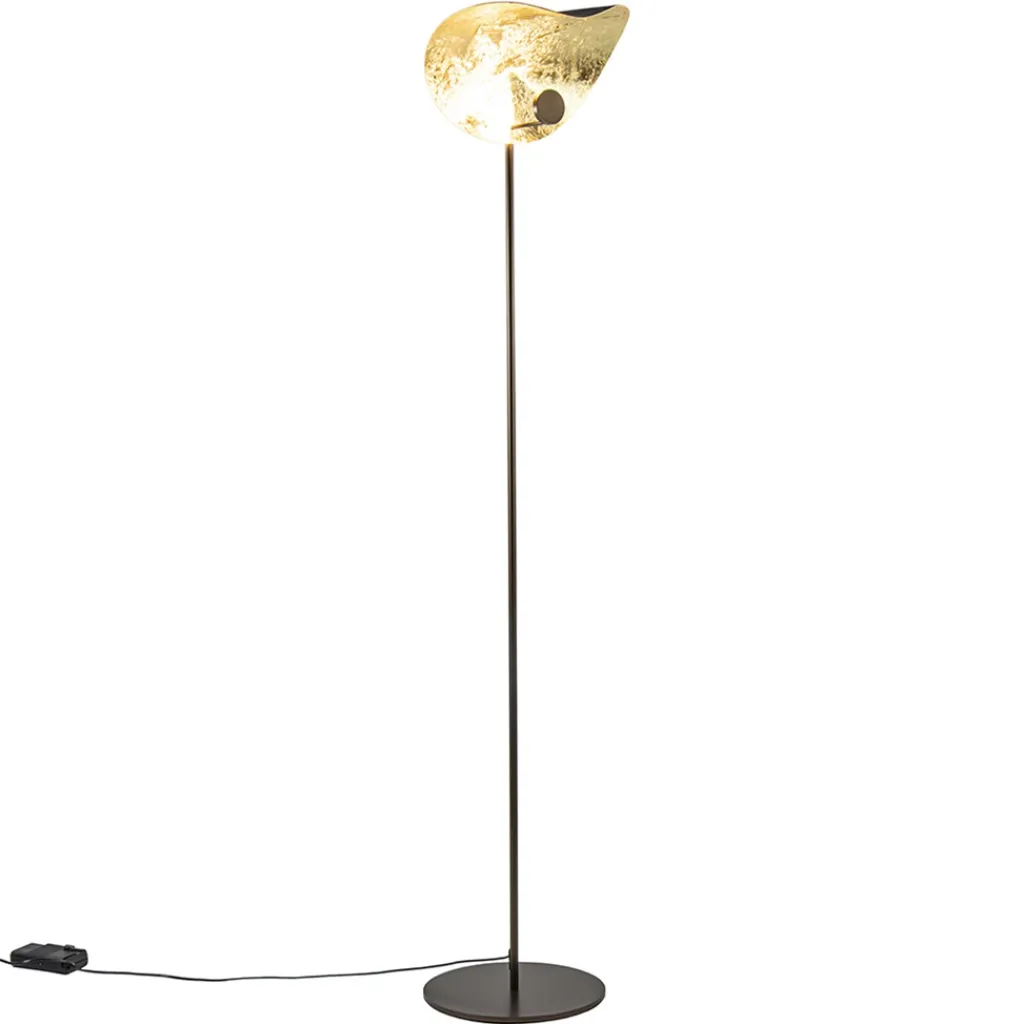 Straluma Vloerlamp Chapeau coffee/goldleaf> Vloerlampen|LED Vloerlampen