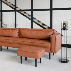 Straluma Vloerlamp cilinder mat zwart met smoke glazen kap></noscript> Vloerlampen|Industriële Verlichting