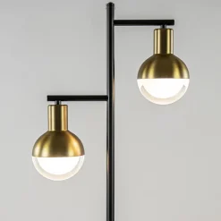 Straluma Vloerlamp Drop 2 zwart/matgoud><noscript><img width=