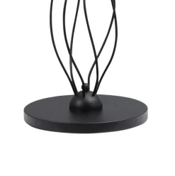 Straluma Vloerlamp Gio zwart + bolglas helder><noscript><img width=