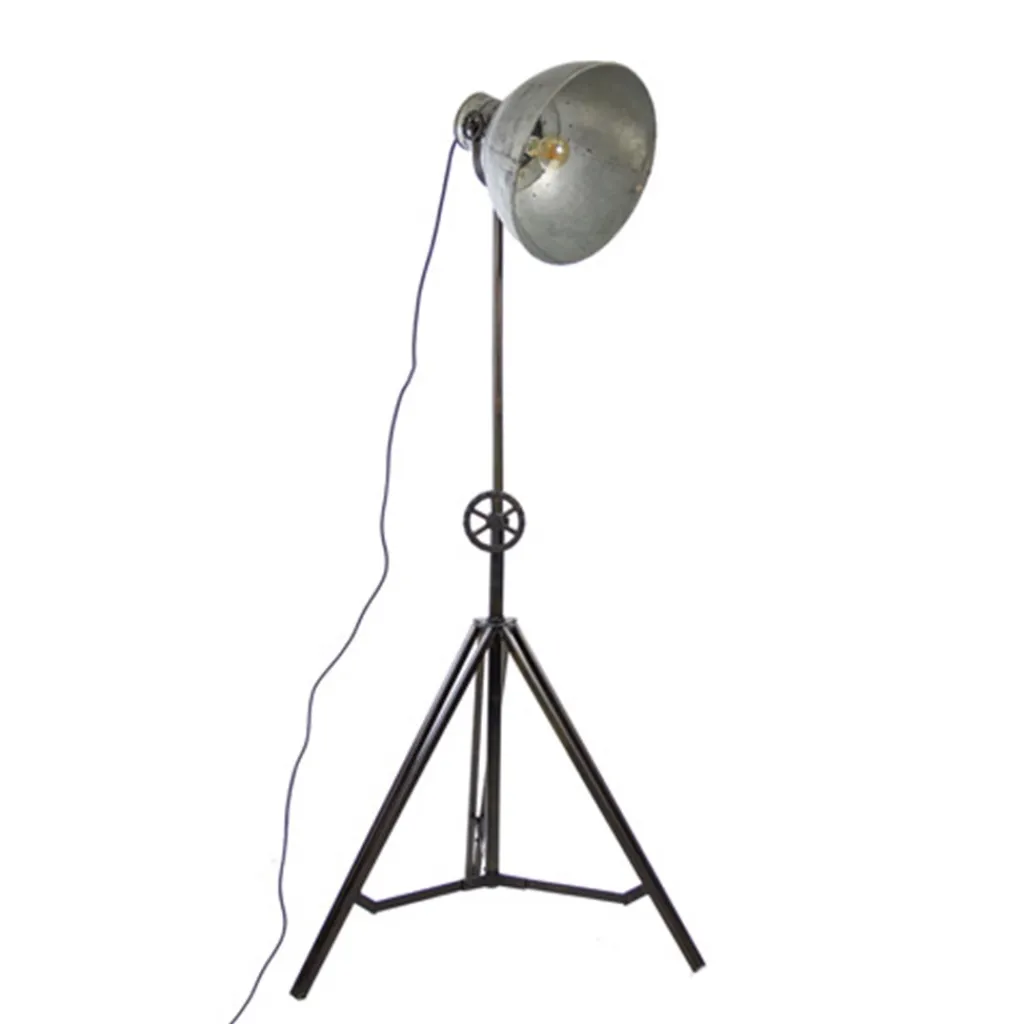 Straluma Vloerlamp Junko driepoot zwart/zink> Driepoot lampen|Light and Living