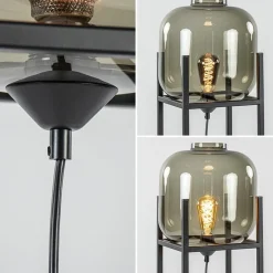 Straluma Vloerlamp Lett frame zwart/smoke glas></noscript> Vloerlampen|Design Verlichting