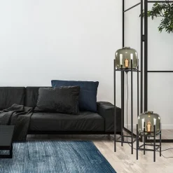 Straluma Vloerlamp Lett frame zwart/smoke glas></noscript> Vloerlampen|Design Verlichting