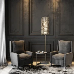 Straluma Vloerlamp Pablo oud zilver><noscript><img width=