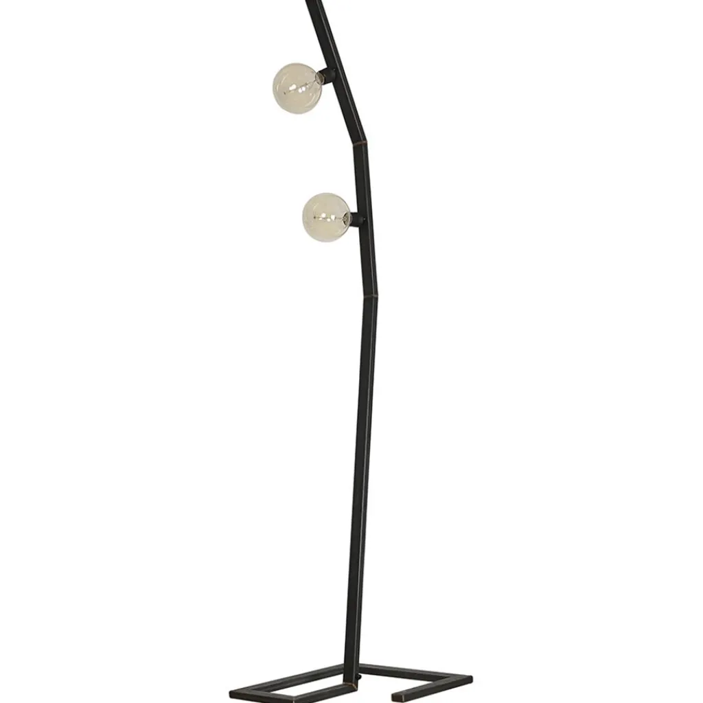 Straluma Vloerlamp Tortona zwart staal> Design Verlichting|Woonkamerlampen