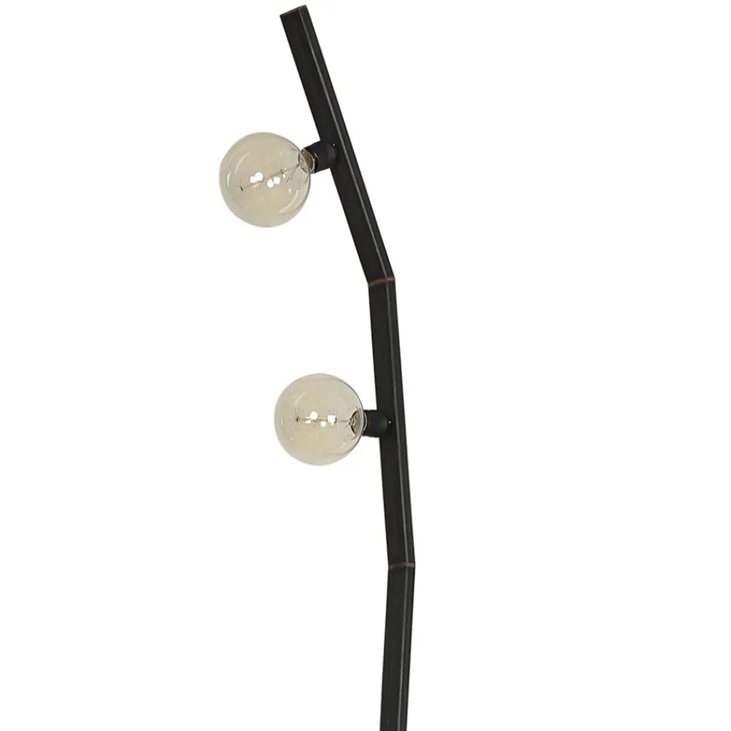 Straluma Vloerlamp Tortona zwart staal> Design Verlichting|Woonkamerlampen