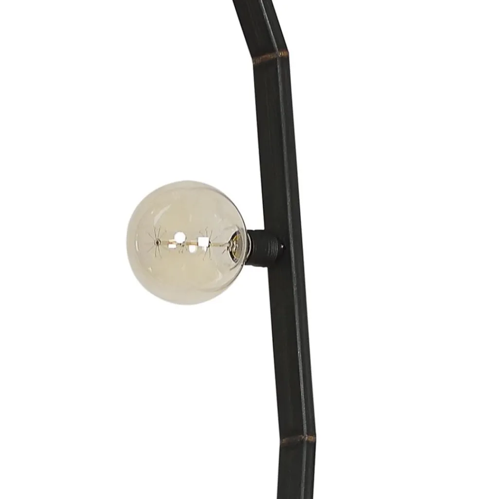 Straluma Vloerlamp Tortona zwart staal> Design Verlichting|Woonkamerlampen