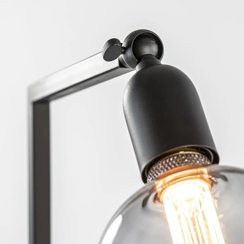 Straluma Vloerlamp Tube zwart basic met verstelbare pendel> Vloerlampen|Design Verlichting