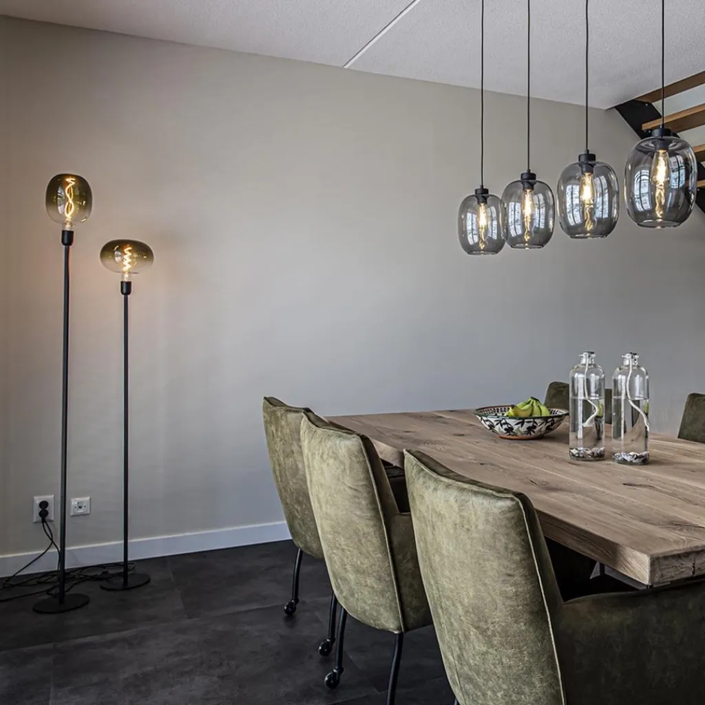 Straluma Vloerlamp Tube zwart 136cm excl. lichtbron> Vloerlampen|Design Verlichting