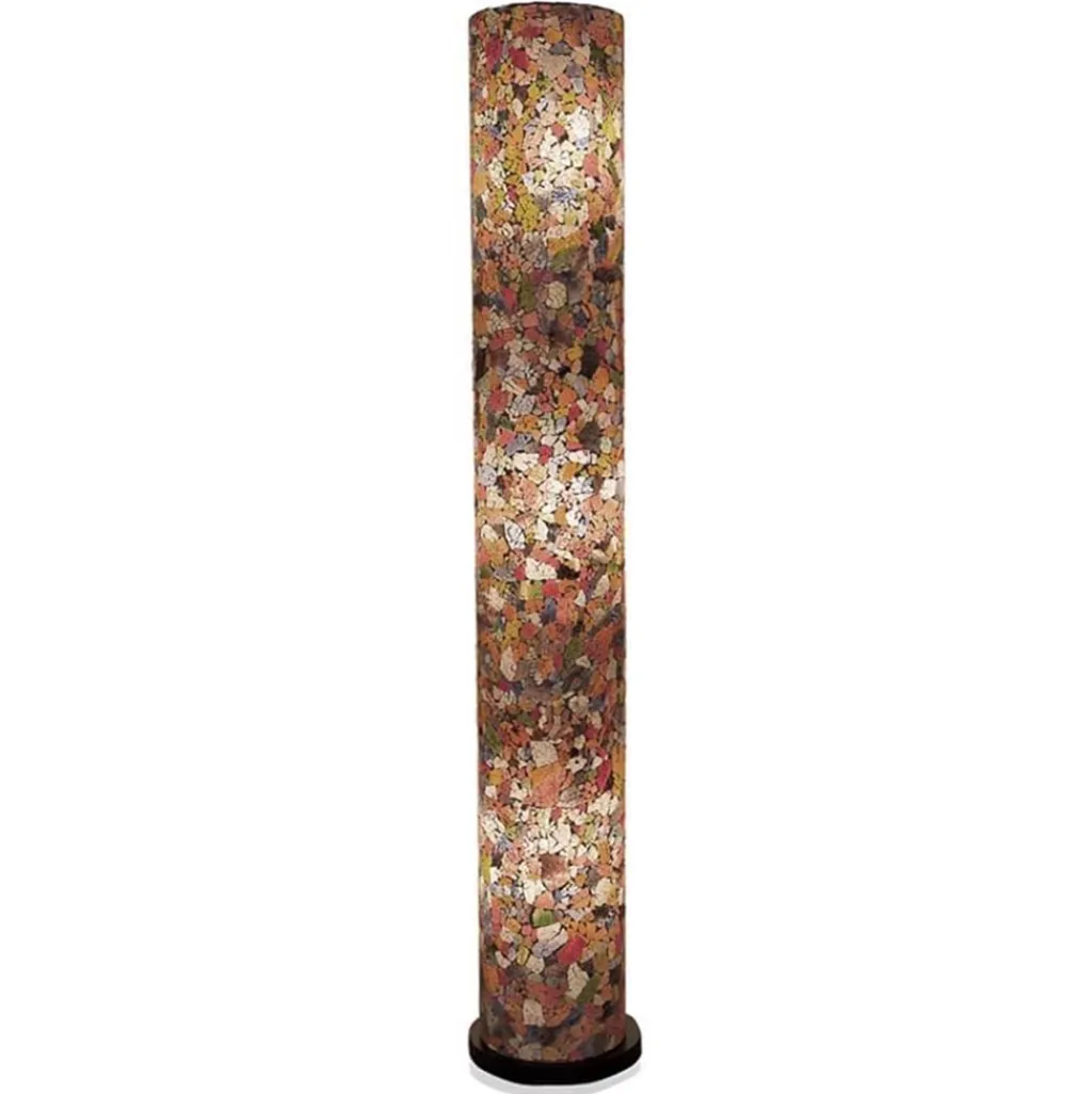 Straluma Vloerlamp zuil mozaiek glas multicolor 200 cm> Woonkamerlampen|Slaapkamerlampen