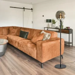 Straluma Vloerlamp zwart + smoke glas><noscript><img width=