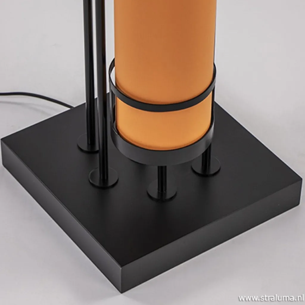 Straluma Vloerlamp zwart 6L multicolor rood> Slaapkamerlampen|Kantoorverlichting