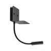 Straluma Wandlamp bed zwart flex + USB charger> Wandlampen|Bedlampjes