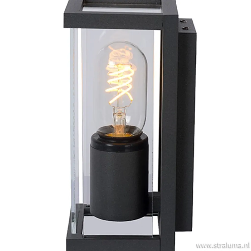 Straluma Wandlamp buiten antraciet/glas IP54> Buitenlampen|Halverlichting