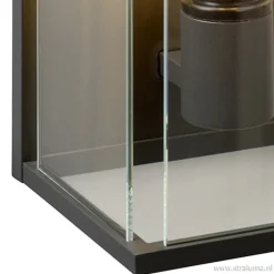 Straluma Wandlamp buiten antraciet/glas IP54></noscript> Buitenlampen|Woonkamerlampen