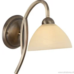Straluma Wandlamp Capri brons/Glas> Bedlampjes|Woonkamerlampen
