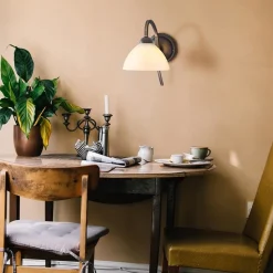 Straluma Wandlamp Capri brons/Glas></noscript> Bedlampjes|Woonkamerlampen