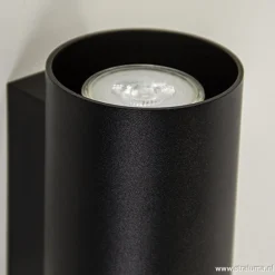 Straluma Wandlamp cilinder zwart up+down gu10></noscript> Woonkamerlampen|Keukenverlichting