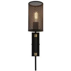 Straluma Wandlamp cilinder zwart/goud S></noscript> Wandlampen|Industriële Verlichting