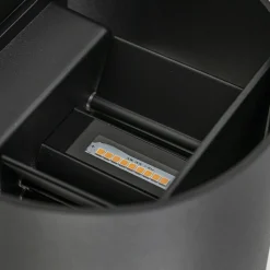 Straluma Wandlamp Davos afgerond zwart IP54 2700k><noscript><img width=