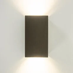 Straluma Wandlamp Eros rechthoek brons></noscript> Woonkamerlampen|Slaapkamerlampen