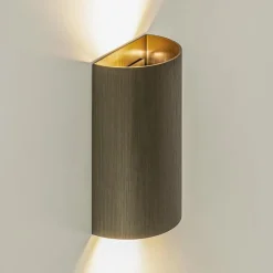 Straluma Wandlamp Hera afgerond brons><noscript><img width=