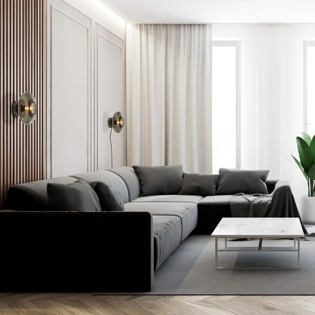 Straluma Wandlamp Hoseki zwart + smoke glas> Wandlampen|Design Verlichting