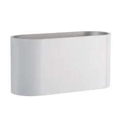 Straluma Wandlamp klein ovaal wit> Woonkamerlampen|Slaapkamerlampen